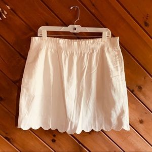 J. Crew Scalloped Sidewalk Skirt